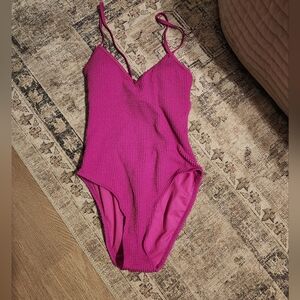 No Boundaries Ribbed One-piece Swimsuit